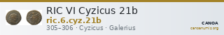 RIC VI Cyzicus 21b — CANOA