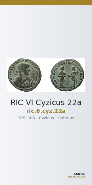 RIC VI Cyzicus 22a — CANOA