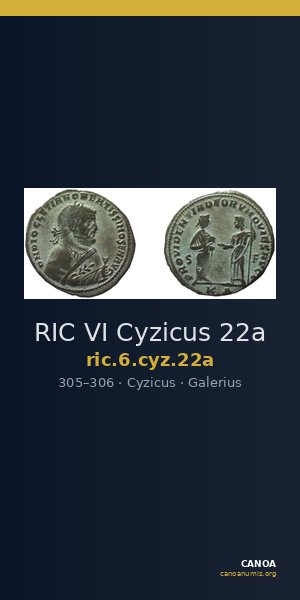 RIC VI Cyzicus 22a — CANOA