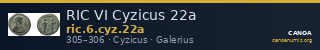 RIC VI Cyzicus 22a — CANOA