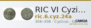 RIC VI Cyzicus 24a — CANOA