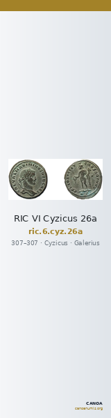 RIC VI Cyzicus 26a — CANOA