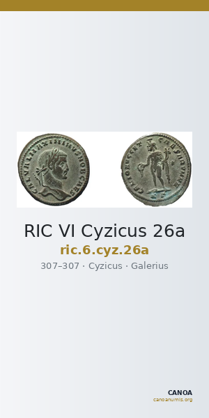 RIC VI Cyzicus 26a — CANOA