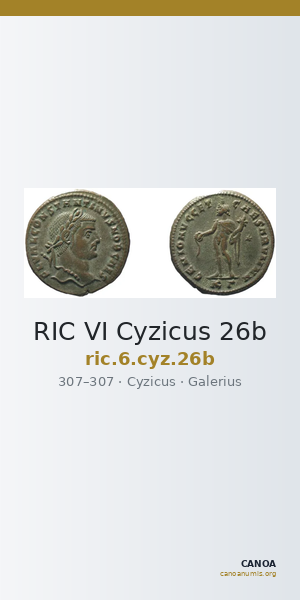 RIC VI Cyzicus 26b — CANOA