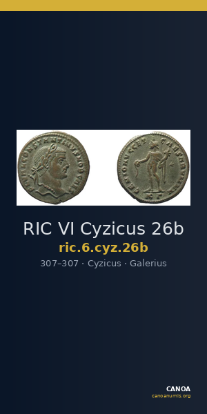 RIC VI Cyzicus 26b — CANOA