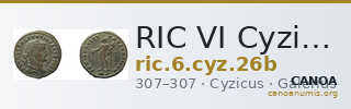 RIC VI Cyzicus 26b — CANOA