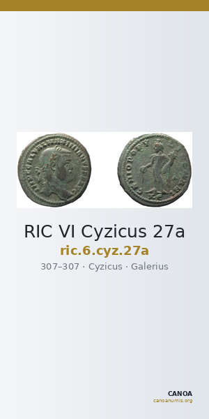 RIC VI Cyzicus 27a — CANOA