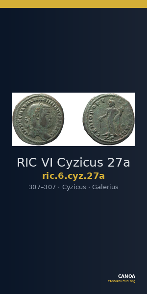 RIC VI Cyzicus 27a — CANOA