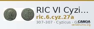 RIC VI Cyzicus 27a — CANOA