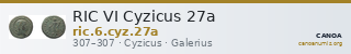 RIC VI Cyzicus 27a — CANOA