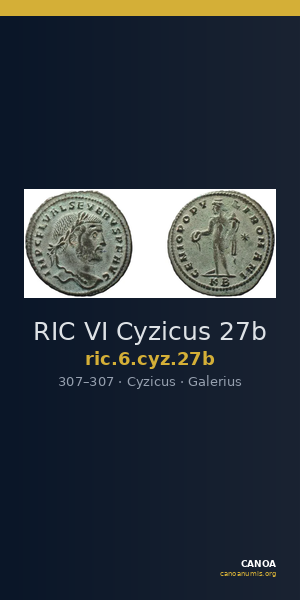 RIC VI Cyzicus 27b — CANOA