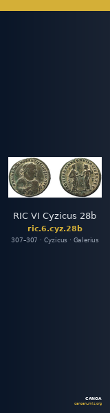 RIC VI Cyzicus 28b — CANOA