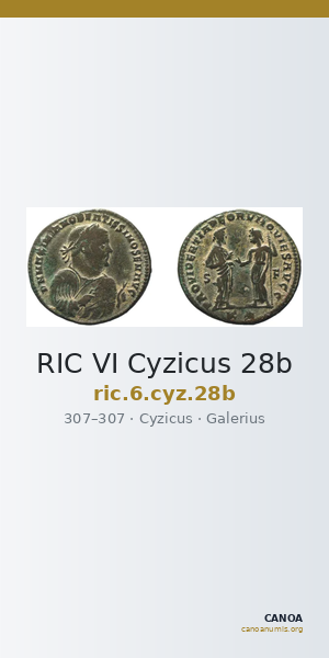 RIC VI Cyzicus 28b — CANOA