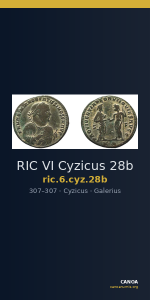RIC VI Cyzicus 28b — CANOA