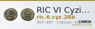 RIC VI Cyzicus 28b — CANOA