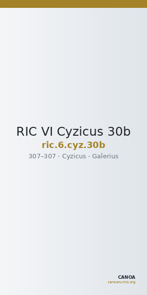 RIC VI Cyzicus 30b — CANOA