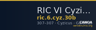 RIC VI Cyzicus 30b — CANOA