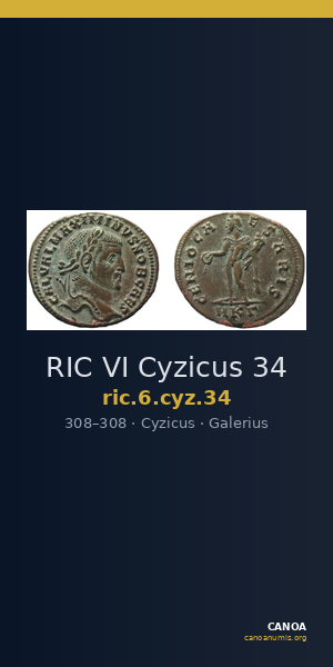 RIC VI Cyzicus 34 — CANOA