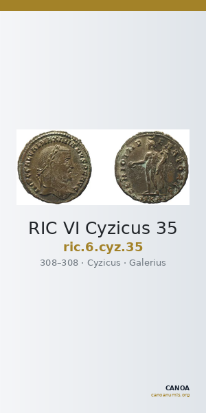 RIC VI Cyzicus 35 — CANOA