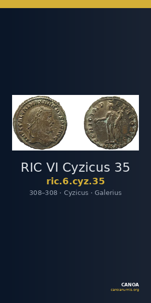RIC VI Cyzicus 35 — CANOA