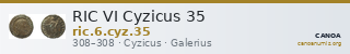 RIC VI Cyzicus 35 — CANOA
