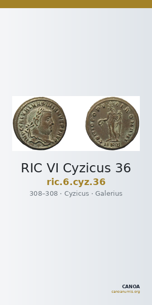 RIC VI Cyzicus 36 — CANOA