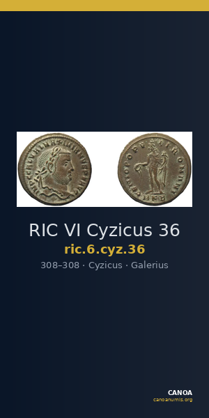 RIC VI Cyzicus 36 — CANOA