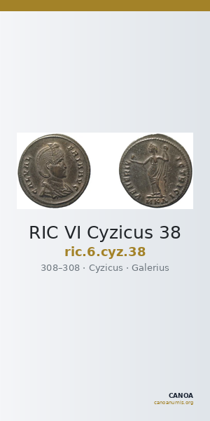 RIC VI Cyzicus 38 — CANOA