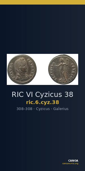 RIC VI Cyzicus 38 — CANOA