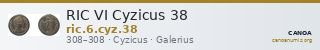 RIC VI Cyzicus 38 — CANOA