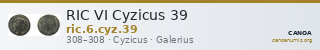 RIC VI Cyzicus 39 — CANOA
