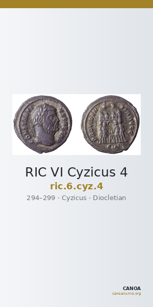 RIC VI Cyzicus 4 — CANOA