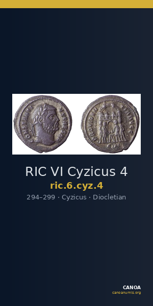 RIC VI Cyzicus 4 — CANOA