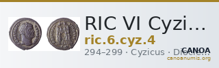 RIC VI Cyzicus 4 — CANOA