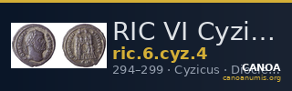 RIC VI Cyzicus 4 — CANOA