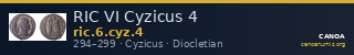 RIC VI Cyzicus 4 — CANOA