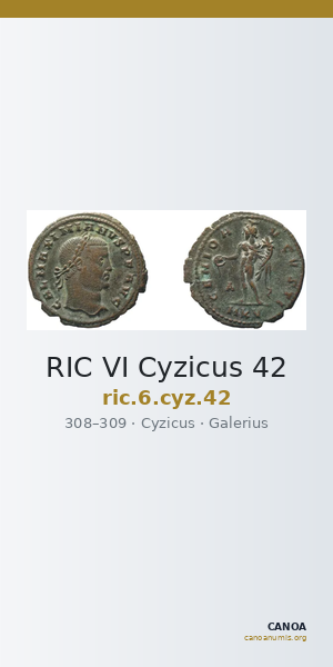 RIC VI Cyzicus 42 — CANOA