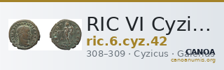 RIC VI Cyzicus 42 — CANOA