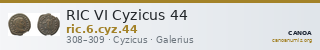RIC VI Cyzicus 44 — CANOA