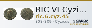 RIC VI Cyzicus 45 — CANOA