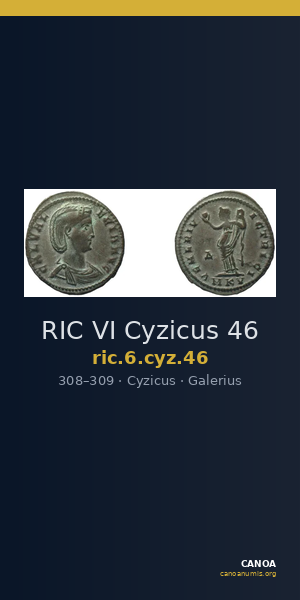 RIC VI Cyzicus 46 — CANOA