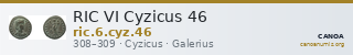 RIC VI Cyzicus 46 — CANOA