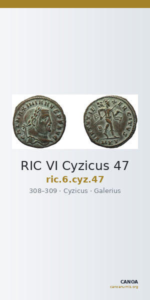 RIC VI Cyzicus 47 — CANOA