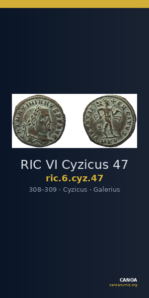RIC VI Cyzicus 47 — CANOA