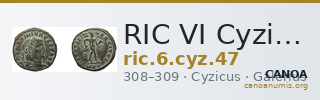 RIC VI Cyzicus 47 — CANOA