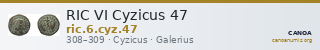 RIC VI Cyzicus 47 — CANOA