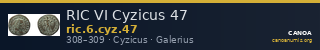 RIC VI Cyzicus 47 — CANOA