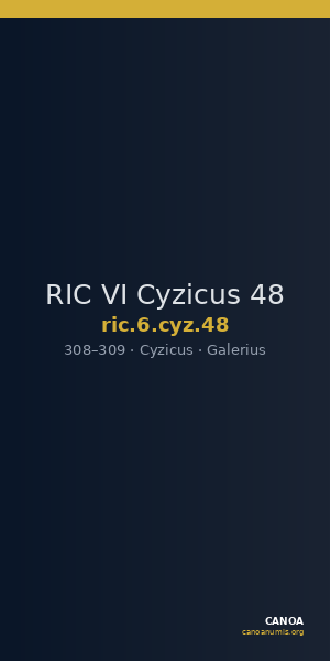 RIC VI Cyzicus 48 — CANOA
