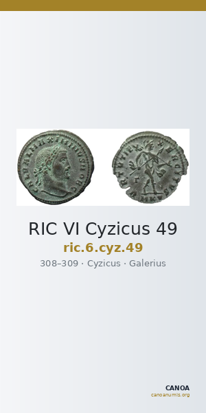 RIC VI Cyzicus 49 — CANOA