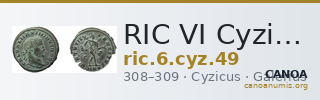 RIC VI Cyzicus 49 — CANOA